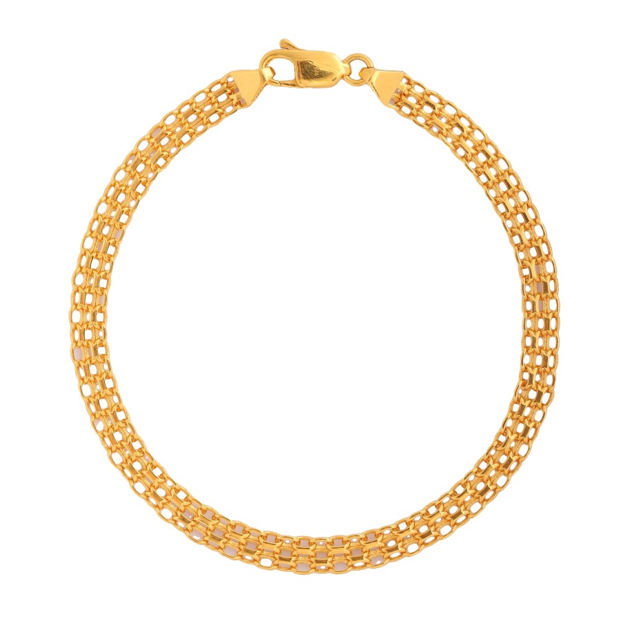 14 Ayar Sarı Altın Zincir Bileklik