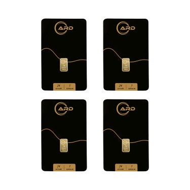 ARD 1 gr 24 Ayar Külçe Altın 4 Adet