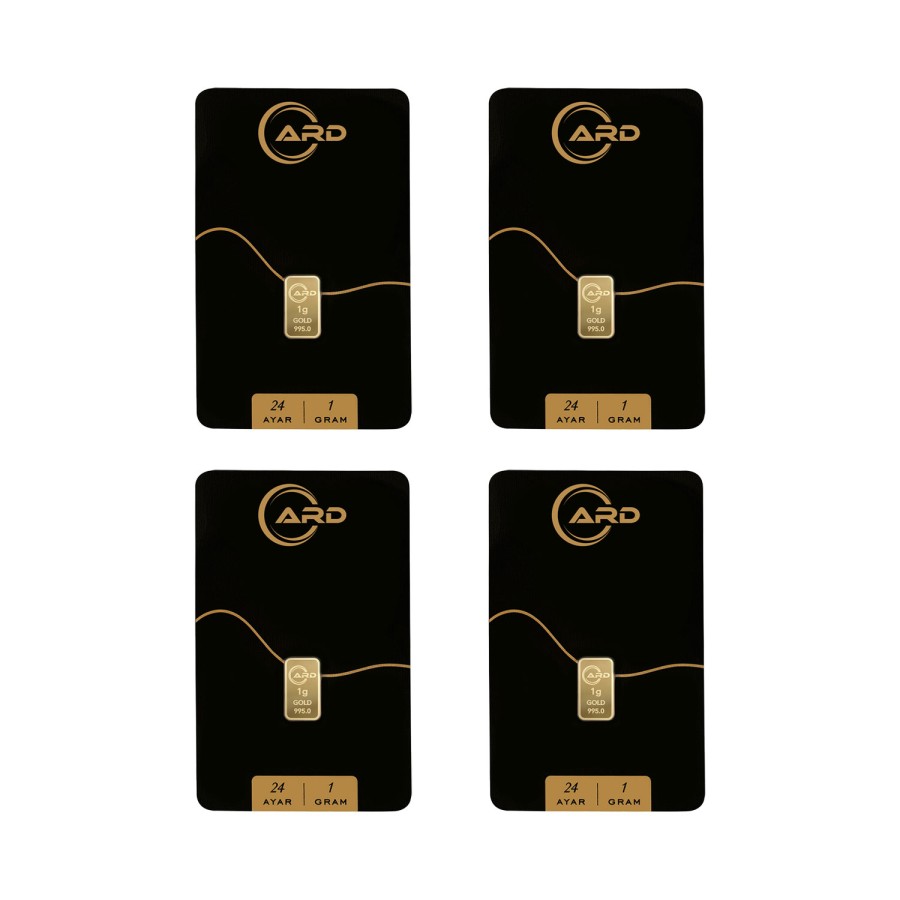 ARD 1 gr 24 Ayar Külçe Altın 4 Adet
