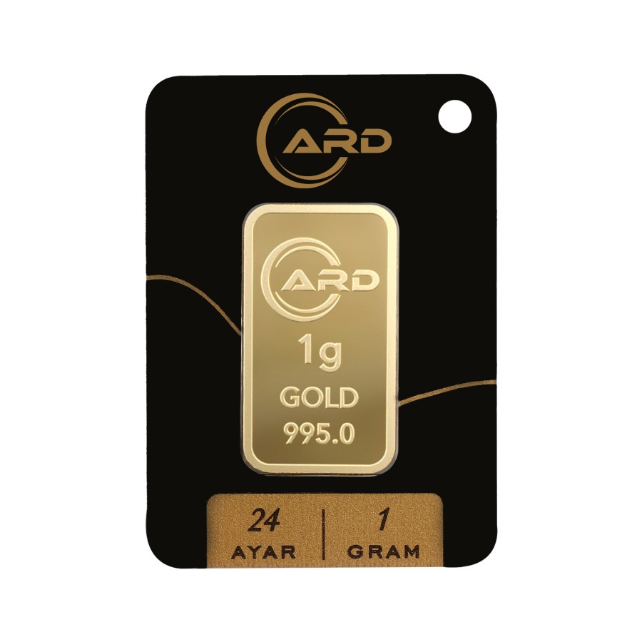 ARD 1 gram Altın 24 Ayar Külçe Altın