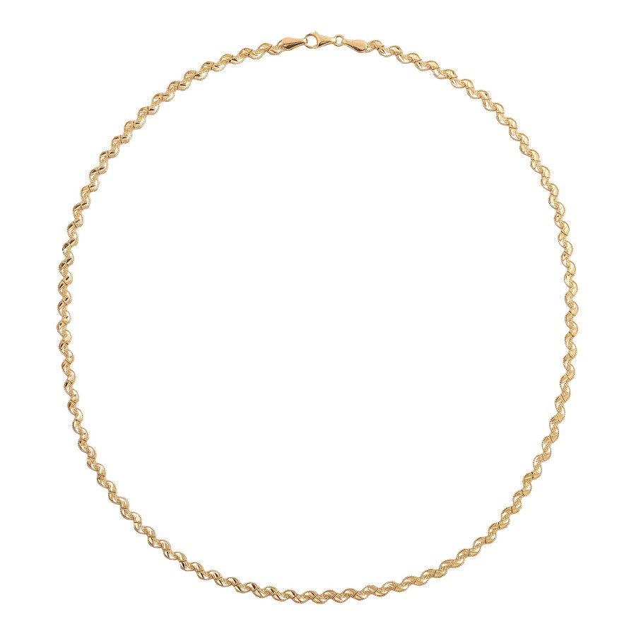 14 Ayar Sarı Altın Modern Özel Tasarım Kolye