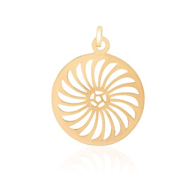 14 Ayar Sarı Altın Özel Tasarım Kolye Ucu