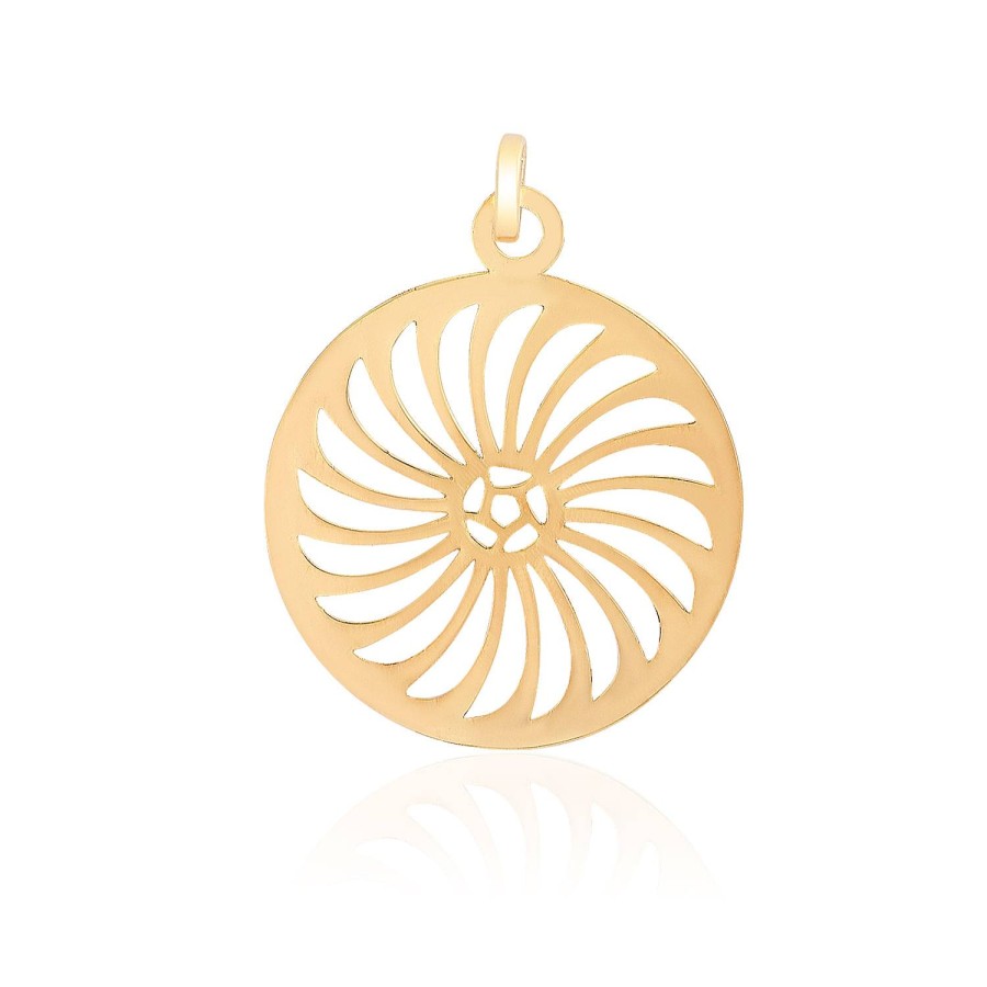 14 Ayar Sarı Altın Özel Tasarım Kolye Ucu