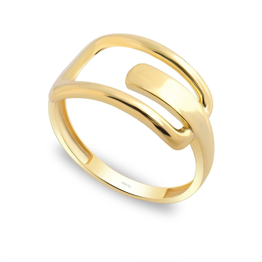 14 Ayar Sarı Altın Taşsız Yüzük