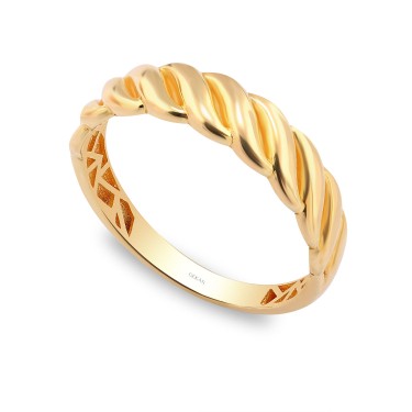 14 Ayar Sarı Altın Burgu Yüzük